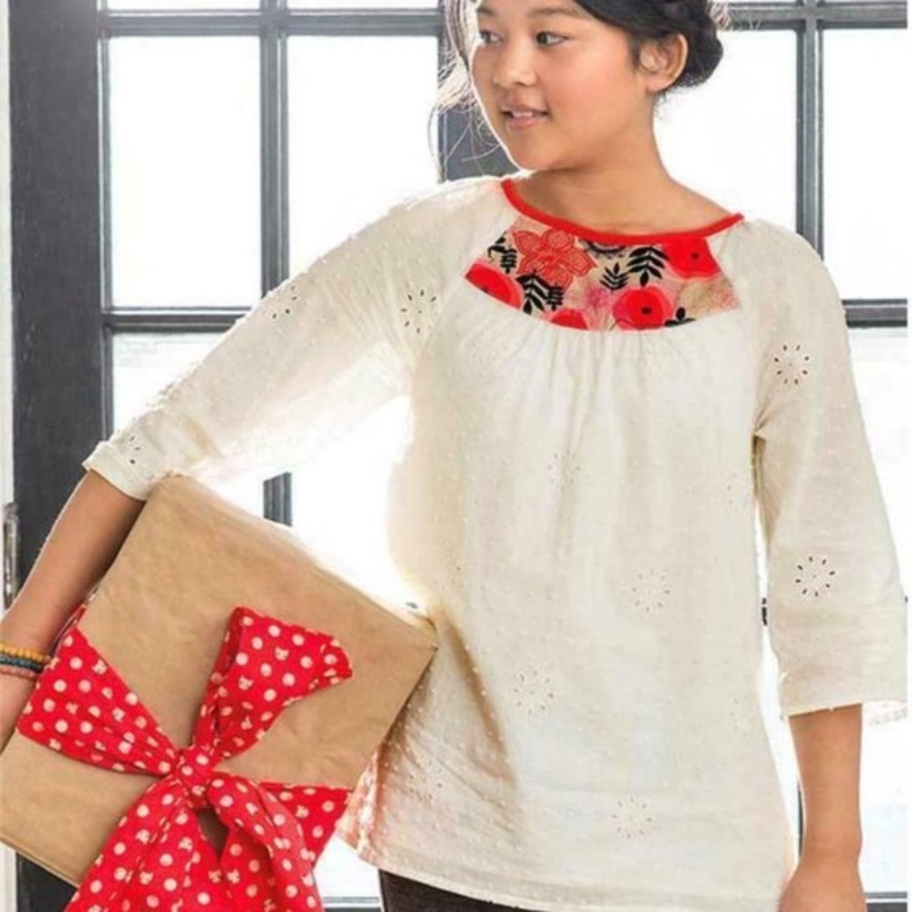 NWOT Matilda Jane Snow Angel Top, 12